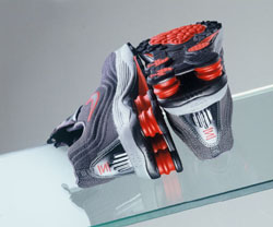 Sport shoes 'Shox' from Nike �Rhodia