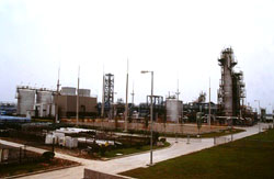 ATOFINA Shanghai Hydrogen Peroxide successfully certified for ISO14001. &copy ATOFINA
